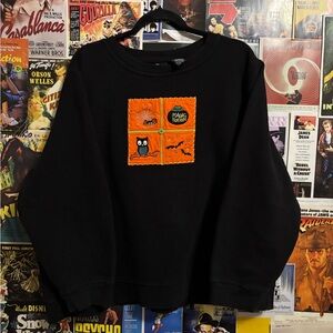 Holiday Editions Black and Orange Halloween Sweatshirt
